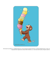 【当商品送料無料】おさるのジョージ グッズ 通販 Curious George ステッカー まじかる百貨店ステッカー 4947864052812
