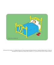 【当商品送料無料】おさるのジョージ グッズ 通販 Curious George ステッカー まじかる百貨店ステッカー 4947864052799