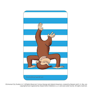 【当商品送料無料】おさるのジョージ グッズ 通販 Curious George ステッカー まじかる百貨店ステッカー 4947864052768