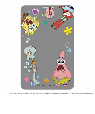 【当商品送料無料】スポンジボブ グッズ 通販 スポンジ・ボブ クリアカード まじかる百貨店クリアカード 4947864063641