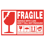 【当商品送料無料】割れ物注意 シール 通販 ステッカー ワレモノシール われもの注意 creve FRAGILE フラジール こわれもの 取扱注意