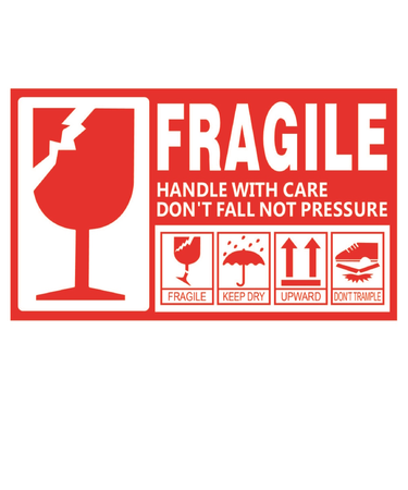 【当商品送料無料】割れ物注意 シール 通販 ステッカー ワレモノシール われもの注意 creve FRAGILE フラジール こわれもの 取扱注意
