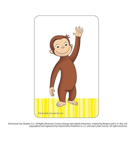 【当商品送料無料】おさるのジョージ グッズ 通販 Curious George クリアカード まじかる百貨店クリアカード 4947864052904