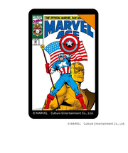 【当商品送料無料】MARVEL マーベル グッズ 通販 キャプテンアメリカ ステッカー まじかる百貨店ステッカー 4947864050702