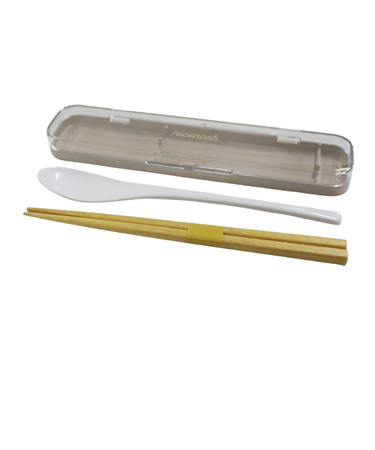 【当商品送料無料】箸 スプーン セット 大人 通販 日本製 コンビセット お箸セット お箸 おはし マイ箸 18cm 携帯用カトラリー 弁当用箸