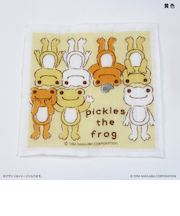 【当商品送料無料】かえるのピクルス グッズ 通販 日本製 かや生地 ふきん 布巾 蚊帳生地ふきん 蚊帳生地布巾 手拭き おてふき 台拭き 台ふきん