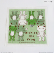 【当商品送料無料】かえるのピクルス グッズ 通販 日本製 かや生地 ふきん 布巾 蚊帳生地ふきん 蚊帳生地布巾 手拭き おてふき 台拭き 台ふきん