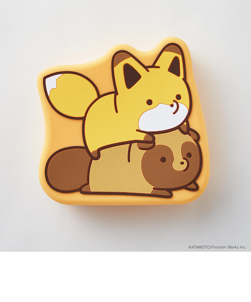 【当商品送料無料】タヌキとキツネ グッズ 通販 シリコン ポーチ シリコンポーチ 小物入れ コインケース ミニポーチ キャラクター 小さめ おしゃれ