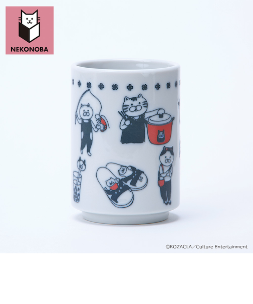 【当商品送料無料】NEKONOBA グッズ 通販 日本製 美濃焼 湯呑み ネコノバ 湯のみ キャラクター 湯呑み茶碗 湯飲み 湯呑 猫 食洗機対応