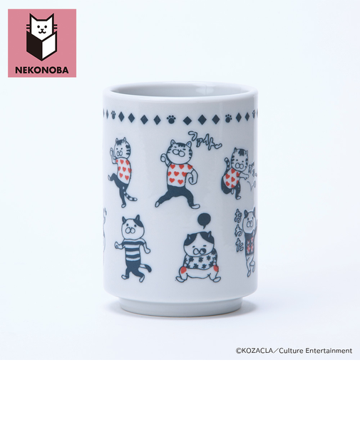【当商品送料無料】NEKONOBA グッズ 通販 日本製 美濃焼 湯呑み ネコノバ 湯のみ キャラクター 湯呑み茶碗 湯飲み 湯呑 猫 食洗機対応