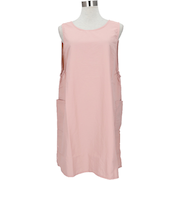 【当商品送料無料】エプロン 無地 レディース 通販 シンプル ナイロン おしゃれ カジュアル 後ろボタン カフェエプロン 保育園 ナチュラル