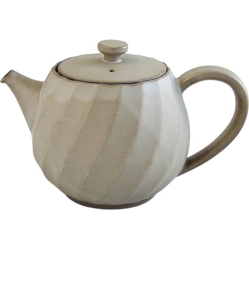 【当商品送料無料】波佐見焼 ティーポット 通販 日本製 ティー ポット 600ml 急須おしゃれ 急須 茶器 陶器 焼き物 ねじりシリーズ