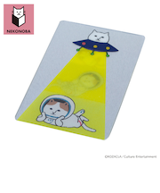 【当商品送料無料】NEKONOBA グッズ 通販 ネコノバ 日本製 クリアカード 透明 カード スマホ裏 スマートフォン 猫グッズ 猫 ねこ ネコ