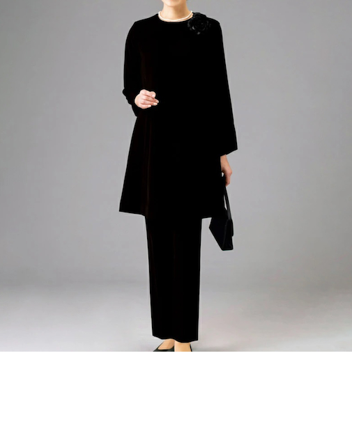 【当商品送料無料】フォーマル チュニック パンツ スーツ レディース 961312 通販 パンツスーツ フォーマルパンツ 長ズボン ズボン