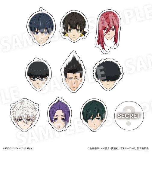 【当商品送料無料】ブルーロック グッズ 通販 BLUELOCK ブルー ロック アクリルリング 指輪 キャラクター 顔 アクリル指輪 キャラ面