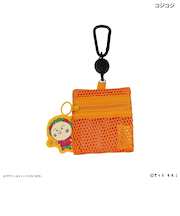 【当商品送料無料】コジコジ グッズ 通販 コジコジグッズ メッシュポーチ リール付き ポーチ 小さめ ミニポーチ メッシュ 小物入れ 化粧ポーチ