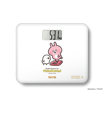 【当商品送料無料】カナヘイの小動物 グッズ 通販 カナヘイグッズ ピスケ＆うさぎ カナヘイ イラスト 体重計 ヘルスメーター デジタルヘルスメーター