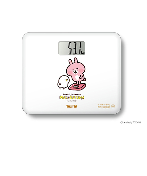 【当商品送料無料】カナヘイの小動物 グッズ 通販 カナヘイグッズ ピスケ＆うさぎ カナヘイ イラスト 体重計 ヘルスメーター デジタルヘルスメーター
