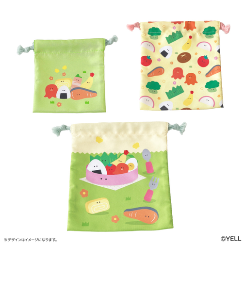 【当商品送料無料】つぶらな瞳 グッズ 通販 つぶらな瞳の仲間達 巾着 セット 巾着袋 コップ袋 小物入れ 給食袋 ポーチ バッグ 3枚セット