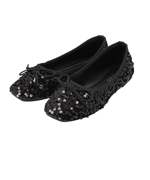 【当商品送料無料】バレエシューズ レディース スパンコール 通販 フラットシューズ 歩きやすい 靴 シューズ パンプス フラットパンプス