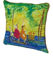 【当商品送料無料】サムトフト クッションカバー 通販 Sam Toft クッション カバー 45cm 45 45×45cm ベロア アート 絵画