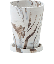 【当商品送料無料】植木鉢 おしゃれ 受け皿付き 通販 鉢カバー 4号 鉢 プラスチック プランター プランターカバー 植木 ポット 鉢植え