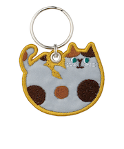 【当商品送料無料】リフレクター キーホルダー 大人 通販 キーリング キーチャーム 反射キーホルダー チャーム 通学 通勤 反射 夜間 刺繍