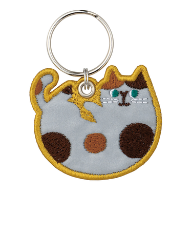 【当商品送料無料】リフレクター キーホルダー 大人 通販 キーリング キーチャーム 反射キーホルダー チャーム 通学 通勤 反射 夜間 刺繍