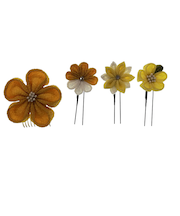 【当商品送料無料】和装 髪飾り 通販 ヘアアクセサリー ヘアアクセ へッドアクセサリー つまみ細工 着物 髪飾りセット uピン コーム ピン