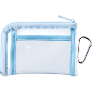 【当商品送料無料】クリア ポーチ アクスタケース 通販 アクスタポーチ 缶バッチ 推し活 推しカラー 推し活グッズ アクスタ トレカ クリアポーチ