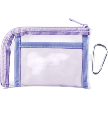 【当商品送料無料】クリア ポーチ アクスタケース 通販 アクスタポーチ 缶バッチ 推し活 推しカラー 推し活グッズ アクスタ トレカ クリアポーチ