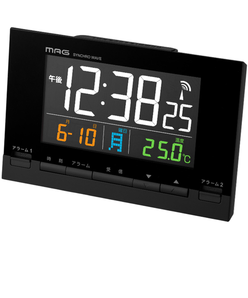 当商品送料無料】MAG デジタル 時計 マグ T-793 通販 電波時計 置時計