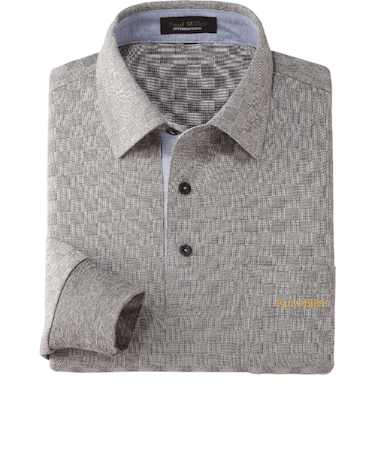 【当商品送料無料】ポールミラー ポロシャツ 長袖 メンズ 通販 シャツ メンズシャツ トップス おしゃれ 長袖シャツ カジュアルシャツ カジュアル