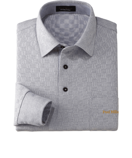 【当商品送料無料】ポールミラー ポロシャツ 長袖 メンズ 通販 シャツ メンズシャツ トップス おしゃれ 長袖シャツ カジュアルシャツ カジュアル