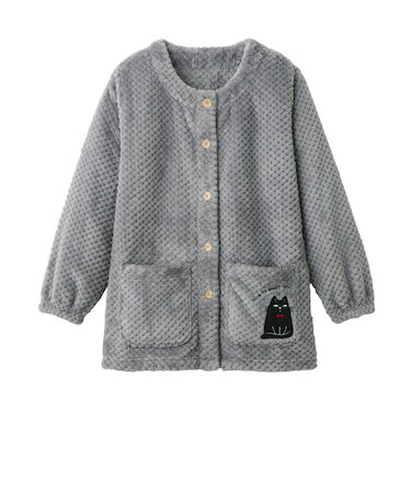 【当商品送料無料】割烹着 ふわふわ レディース 通販 おしゃれ かわいい 前開き かっぽう着 エプロン ルームウェア 保育士 長袖 ロング丈