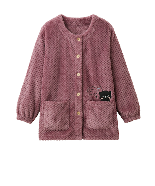 【当商品送料無料】割烹着 ふわふわ レディース 通販 おしゃれ かわいい 前開き かっぽう着 エプロン ルームウェア 保育士 長袖 ロング丈