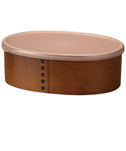 【当商品送料無料】弁当箱 わっぱ風 通販 日本製 お弁当箱 保存容器 450ml ランチボックス 小判型 1段 オーバル フードコンテナ