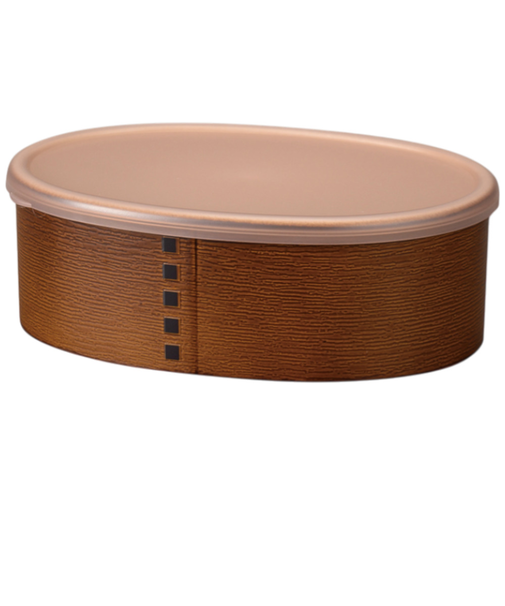 【当商品送料無料】弁当箱 わっぱ風 通販 日本製 お弁当箱 保存容器 450ml ランチボックス 小判型 1段 オーバル フードコンテナ