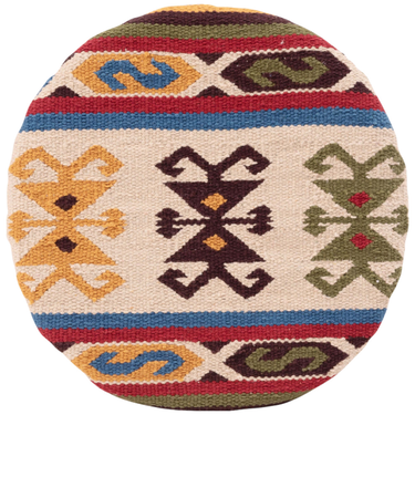 【当商品送料無料】シートクッション 通販 座布団 チェアパッド キリムシートクッション クッション 座面クッション 椅子用クッション 円 丸 保温性