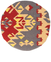 【当商品送料無料】シートクッション 通販 座布団 チェアパッド キリムシートクッション クッション 座面クッション 椅子用クッション 円 丸 保温性