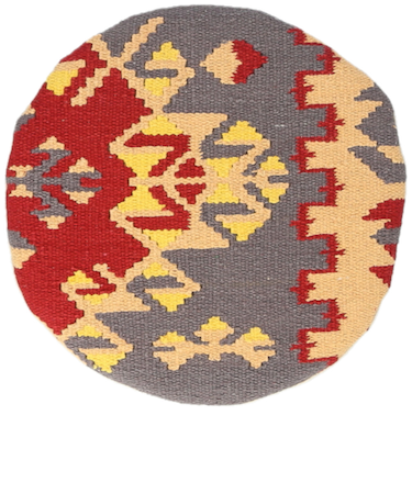 【当商品送料無料】シートクッション 通販 座布団 チェアパッド キリムシートクッション クッション 座面クッション 椅子用クッション 円 丸 保温性