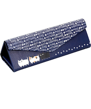 【当商品送料無料】メガネケース 猫 通販 にゃん屋 猫3兄弟 眼鏡ケース 猫三兄弟 めがねケース 折りたたみ コンパクト 持ち運び セミ