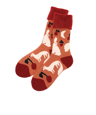 【当商品送料無料】ルームソックス もこもこ 通販 あったか靴下 靴下 くつ下 ソックス センバドー あったか ふわふわ 防寒 秋 冬 保温 暖かい