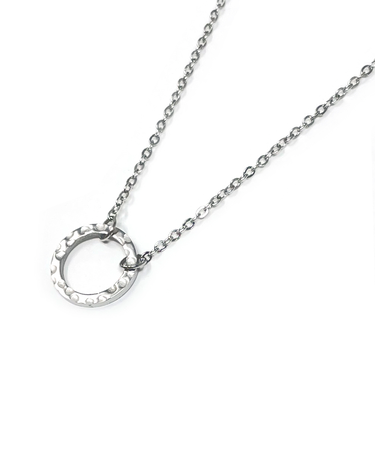 【当商品送料無料】ネックレス サージカルステンレス ジュエリー 通販 ステンレス アクセサリー 槌目 きれいめ シンプル 上品 おしゃれ かわいい