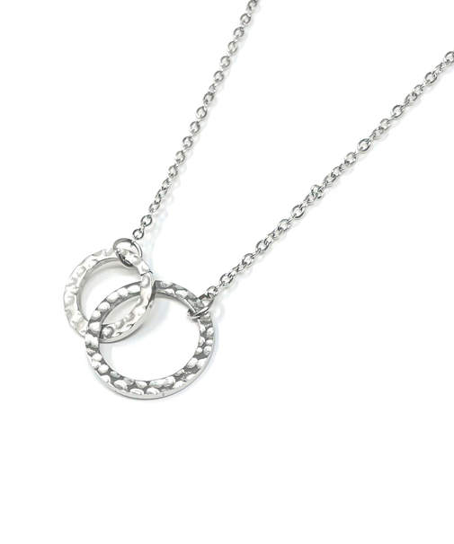 【当商品送料無料】ネックレス サージカルステンレス ジュエリー 通販 ステンレス アクセサリー 槌目 きれいめ シンプル 上品 おしゃれ かわいい