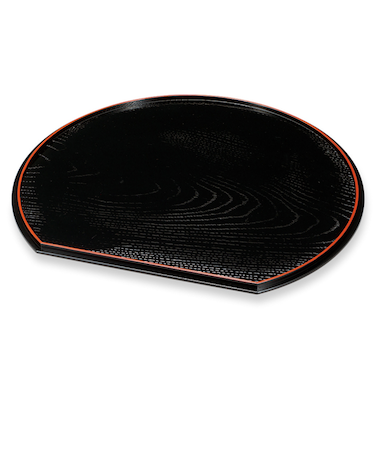 【当商品送料無料】お盆 通販 日本製 半月盆 おぼん トレー トレイ 贈り物 ギフト お供え ランチョンマット シンプル カフェ 半月 軽量 軽い