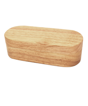 【当商品送料無料】弁当箱 スリム 1段 通販 お弁当箱 一段 ランチボックス 弁当 箱 仕切り付き 木目 木製 天然木 かのりゅう 大人 女子 男子