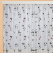 【当商品送料無料】レースカーテン 2枚組 キャラクター 通販 カーテン レース セット 柄 2枚セット 幅100 丈198 100 198 幅