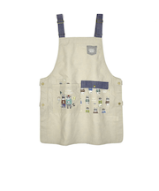 【当商品送料無料】エプロン 保育士 通販 ワークエプロン クスグルジャパン ホームウェア ミセス ファッション レディース キッチン 台所 カフェ