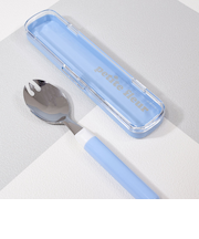 【当商品送料無料】先割れスプーン ケース付き 通販 日本製 プチフルール ランチスプーン 先割れスプーン&ケース スプーン セット かわいい